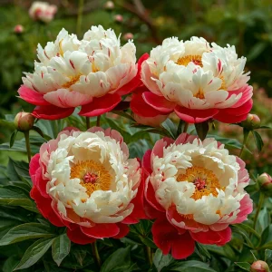 Пион Коралловый Каскад купить по цене от 490р. в интернет-магазине «Посадика» с доставкой почтой в в Красноуральске и по всей России – [изображение №1].