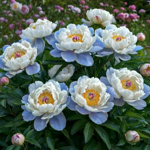 Пион Акварельный Этюд купить по цене от 806р. в интернет-магазине «Посадика» с доставкой почтой в в Красноуральске и по всей России – [изображение №1].